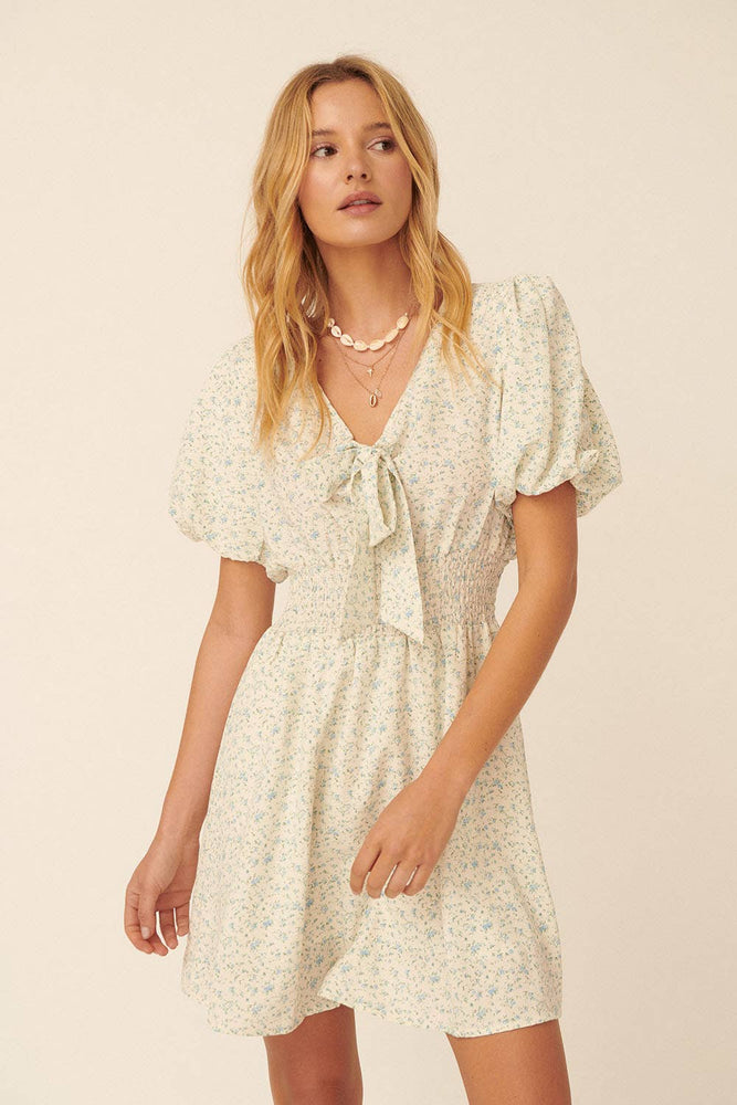 High Society Floral Mini Dress