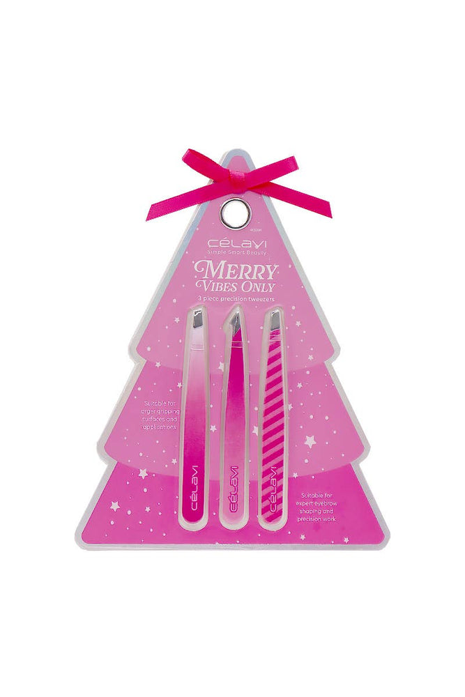 Merry Vibes 3pc Precision Tweezers